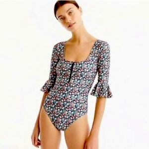 Liberty of London x JCrew Rashguard Swimsuit